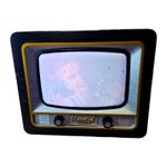 Haunted TV Jumping Monster Halloween Prop Decor Shaking Retro Television Prop