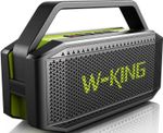 W-KING Bluetooth Speaker, 100W Peak 60W HD IPX6 Portable Speaker Large, Green 