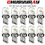 Fits Renault Trafic Interior LED Light 10x  Bulbs Upgrade Kit Bright White 6000K