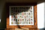 Vintage Stamps Mint Sheet of 60 Cinderella Coronation  Postage c.1937 framed