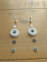 Greenhouse Door Wheels Kit 22mm Vitavia suitable for Juliana Halls AGL. Free P&P