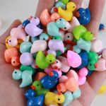 Mini Resin Ducks 20/30/50PCS Tiny Duck Figurines Micro Landscape Decoration 