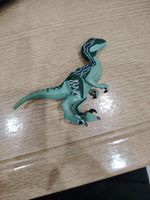 LEGO Jurassic World - Animal Dino Raptor, Black Claws - Green & Blue Back (Blue)