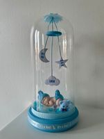 Personalised Newborn Baby Boy Girl Gift Present  Keepsake LED glass dome