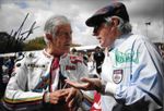 Giacomo Agostini & Jackie Stewart 12x8 Legends Portrait Goodwood FOS Photo