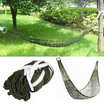 Hammock Army Green NEW Travel Camping Survival Relaxing Sleeping Hammock