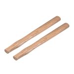 16"  Hammer Wooden Handle 2 Pack Wood Handle Replacement for Hammer Oval Eye