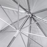 —83cm 33in Studio Photo Strobe Flash Light Reflector Black Silver Umbrella