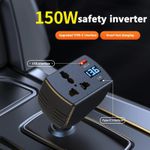 150W Car Power Inverter DC 12V to DC 220V  Adapter Fast Charging