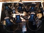 Set Of Seven NEC Dect Handsets And 6 Charge Bases G566d