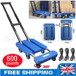 Heavy Duty 270KG Folding Hand Truck Dolly Cart Luggage Sack Barrow Cart Trolley