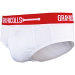 Gray Nicolls Cricket Junior Cover Point BRIEFS White - Free P&P