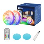 2x SANSI LED Pool Light Underwater RGB Submersible Pond Lamp IP68 Remote Control