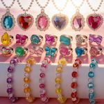 26PCS Kids Jewellery Set Costume Princess Dress Up for Kids Girls Birthday Gift