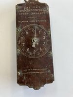 Antique Salter's Improved Circular Spring Balance No. 2 Scale 30lb Brass Vintage