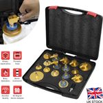 17Pc Master Cylinder Brake Bleeder Adapter Pressure Brake Fluid Bleeding System