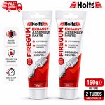 2 x Holts Firegum Exhaust Silencer Pipe Assembly Paste Sealant Jointing 150g