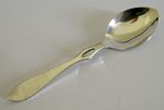 ENGLISH SOLID STERLING SILVER HOOKED BACK HONEY JAM SPOON 1944