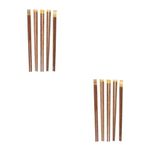 Handmade Reusable Wooden Chopsticks Set Portable for Camping Picnic and Travel