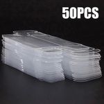 50PCS Plastic Gift Box Transparent Box Model 1/64 Car Toy Display Show Box Case