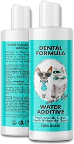 NutriPaw Dental Formula Water Additive For Dogs & Cats - Clean Teeth.