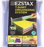 EZSTAX T-Shirt Organizing System 20 Pack Closet Dresser Suitcase Office Storage