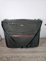 Vintage Antler Green Suit Carrier Garment Bag Travel Hanging Wardrobe Weddings