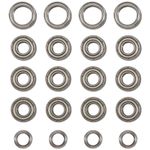 20Pcs Bearing Kit for TT01 TT01 TT01D TT01E TT01R DF02 110 RC Car