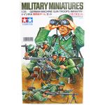 Tamiya 1/35 German WWII Machine Gun Troops Figure Set Military Miniatures