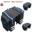 Waterproof Double Pannier Bike Bag MTB Rear Rack Cycling Storage Durable UK