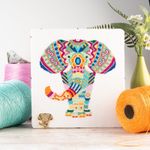 Mandala Elephant Cross Stitch Pattern by Meloca Designs