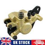 New Gold Front Brake Caliper With Pads Bracket For Yamaha YBR125 # ybr-125-fbc