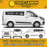 Ford Transit Custom Vehicle Graphics Decals -  Sign Writing - Printing Design
