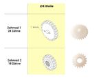 gear set Fits for Belt Transmitter Mercedes W124 W126 W140 Ø4