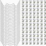120x Greenhouse Glass Clips Window Clips for Glass House W Clips for Glass Panes