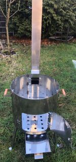 STAINLESS STEEL Uchak for Kazan 12 L Чугун Казан Oven Kazan with PIPE 2mm