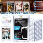 Slim 35/55/75/100/130pt Magnetic Card Holder One Touch Card Holder UV Protectors