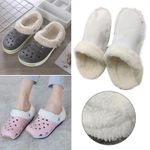 Replacement Crocs Fur Insoles Liners Winter Fleece Inserts Crocs Shoes Clogs