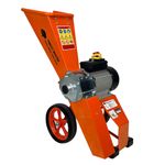 FM4DD-MUL 4hp UK Plug Electric Garden Self-Feeding Wood Chipper Shredder Mulcher