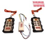 WINCHMAX 4 x CHANNEL  WINCH REMOTE WIRELESS TWIN HANDSET*12 VOLT or 24 VOLT