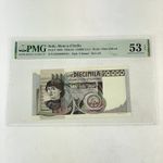 Italy Banca D’Italia 10,000 Lira 1980-82 Graded PMG 53 About Uncirculated
