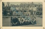 WW2 British Prisoner's Of War POW's Boxers Group Photo  Stalag  XXI D Poland 