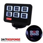 Multi-Purpose 6 Way Switch / Control Panel  12V 24V for LED Lightbars & Strobes