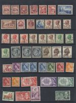 Australia Stamps 1950-1957 SG239/54;253b;261/9;261a;262a;b;263a;282a;b;c;d;296/9