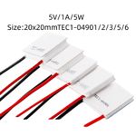 TEC1-04901/2/3/5/6 Heatsink Thermoelectric Peltier Cooler 5V/1A/5W 20x20mm