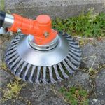 8 Inch Steel Wire Wheel Grass Strimmer Head Brush Trimmer For Stihl Garden Weed