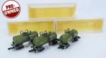 N Gauge Atlas 3x UTLX BASF Wyandotte Bogie Tanker Wagons (APR150)