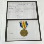 WW1 Victory Medal Private Lionel Montague Army Cyclist Corps 1820