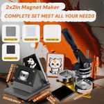 2 inch Square Fridge Magnets Badge Maker Machine DIY Photo Refrigerator Sticker