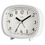 Acctim Hilda Analogue Alarm Clock Non Ticking Sweep Crescendo Alarm Backlight
